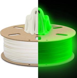 DURAMIC 3D PLA Glow in The Dark Filament 1.75mm Glow Green, 3D Printing PLA Filament 1.75mm Dimensional Accuracy +/- 0.05 mm, 1kg Spool