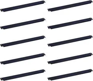1U Blank Rack Mount Panel Spacer (10 Pack) for 19in Server Rack Enclosure or Network Cabinet