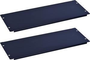 4U Blank Rack Mount Panel Spacer for 19in Server Rack Enclosure or Network Cabinet  2 Pack
