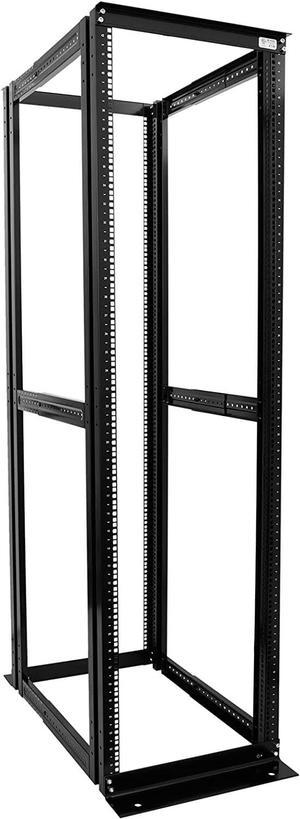Raising Electronics Server Rack 4 Post Open Rack Frame Rack Enclosure 19 Inch Adjustable Depth Aluminum (42U,82Inch Height)