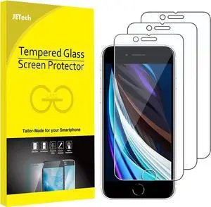 Screen Protector for iPhone SE 3/2 (2022/2020 Edition) 4.7-Inch Tempered Glass Film 3-Pack