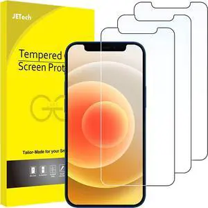 Screen Protector for iPhone 12/12 Pro 6.1-Inch Tempered Glass Film 3-Pack