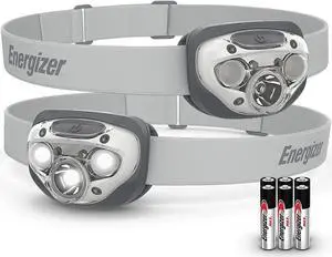 LED Headlamp PRO (2-Pack) IPX4 Water Resistant Headlamps High-Performance Head Light for Outdoors Camping Running Storm Survival LED Light for Emergencies (Batteries Included)