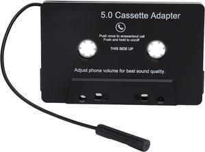 Bluetooth Cassette Adapter Built?in Microphone Bluetooth 5.0 MP3 Player LED Indicator Car Tape Converter USB Charging for Car
