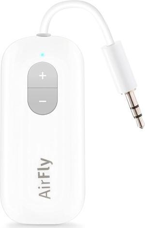 AirFly SE | Bluetooth Wireless Transmitter/Adapter for AirPods/Wireless or Noise-Cancelling Headphones use on Airplanes and Gym Equipment 20+ hr Battery Life
