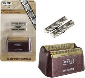 Wahl Professional 5 Star Series Shaver Shaper Replacement Foil & Cutter Bar Assembly, Super Close, Gold