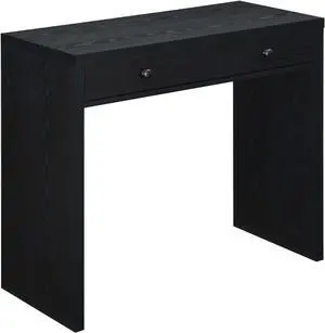 Convenience Concepts Northfield 1 Drawer 36 inch Desk, Black