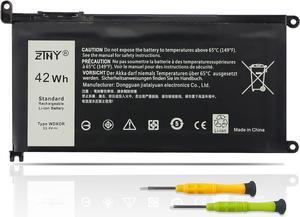 WDX0R 3CRH3 Battery Replacement for Dell Latitude 3480 3580 3189 3379 Inspiron 15 7579 7573 7560 7569 7570 5565 5567 5568 5570 5578 5579 7586 13 7368 7378 5368 5378 5379 17 5765 5767 5775 P58F P75F