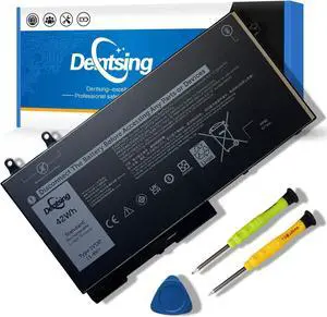 Dentsing 1V1XF Laptop Battery Compatible with Dell Latitude 5400 5410 5500 5510 Precision 3540 3550 Inspiron 7590 7591 7791 2-in-1 Series Notebook 01V1XF XV8CJ R8D7N 4GVMP 11.4V 42Wh/3500mAh 3-Cell
