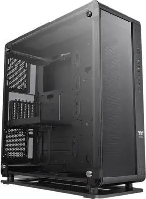 Thermaltake Core P8 Tempered Glass E-ATX Full-Tower Chassis Computer Case CA-1Q2-00M1WN-00, Black