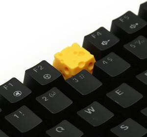 Cheese Keycap Handmade Switches Keyboard Replacement Part R4 Resin Key cap for Cherry Mx Gateron Switch Mechanical Keyboard Present Gift