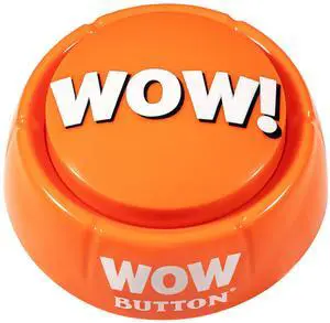 WOW Button - Pressing This Button is a Blast! Brighten up Your Desk Space!