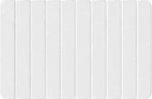 90210 Kitchen and Bath 24" Medium Quick Drying Diatomite Bath Mat - White