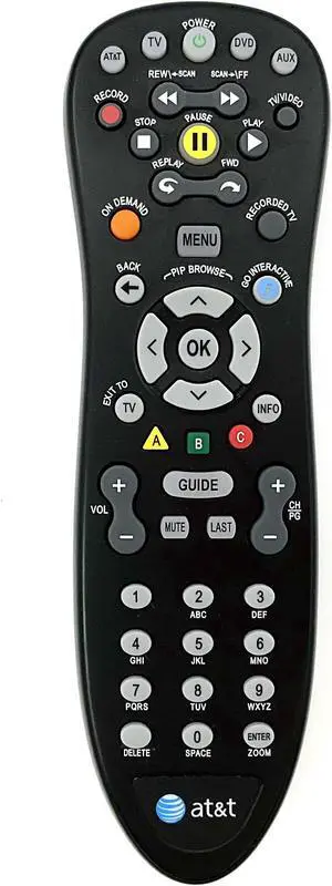 Replacement Remote Control for AT&T S10-S1 | Compatible with TVs, Cable Boxes & Audio Devices | Universal Entertainment Remote | Easy Setup | 1 Pack Replacement Remote Control for AT&T S10-S1 | Compatible with TVs, Cable Boxes & Audio Devices | Universal Entertainment Remote | Easy Setup | 1 Pack