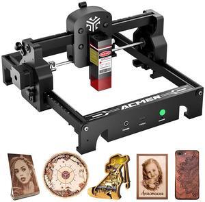 ACMER S1 Laser Engraver Mini Machine for Crafting Beginner-Friendly Wood Laser Engraving for DIY Jewelry Wood Glass Leather, Engraving Area 5.1"x5.1" (S1 2.5W)