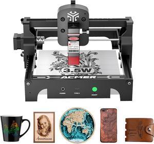 Acmer S1 Laser Engraver Machine, 3.5W(3500mW) High Precision DIY Laser Cutter and Engraving Machine, 130x130mm Working Area for Wood and Metal ( S1 3.5W)