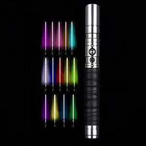 Lightsaber, Led Color Can Be Changed, Usb Charging Toy Sword Rgb SilverHandle