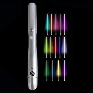 Lightsaber, 16 Kinds Of Led Colors Can Be Changed, Usb Rechargeable Metal Lightsaber RGB AySilverHandle