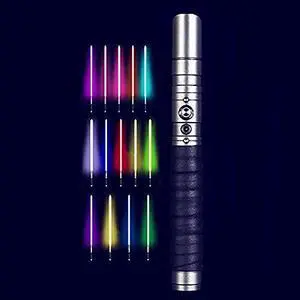 Lightsaber, Led Color Can Be Changed, Usb Charging Toy Sword Rgb SilverGreyHandle