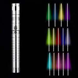 Light Sabers Adult Lightsaber Darth Maul Force Fx Sound Of Metal Sabre Real Neo Pixel Sabres Dueling Anakin SilverHandle