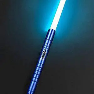Lightsaber, color handle, 11 kinds of color-changing lighting, sound effects are very suitable for adults and children's toys lightsabers BlueHandle--iceBlueLight