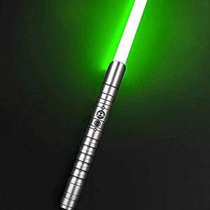 Lightsaber, Children'S Toy Sword Parent-Child Lightsaber Glowing Sword With Black Metal Hilt, 11 Color Changing Lighting, Sound Effects Ideal For Adult Kids Toys Light Saber BlackHandle