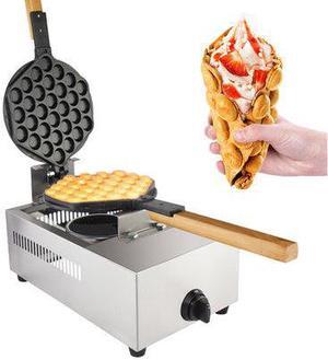Bubble Waffle Maker | Professional Rotated Electric Bubble Waffle Machine | Gas Type