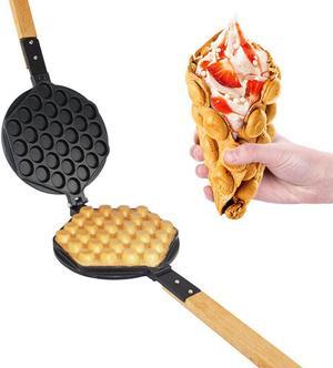 P_FY6-M Bubble Waffle Maker | Egg Waffle Maker Mold | Replaceable 180 Degree Rotating Waffe Iron | Nonstick
