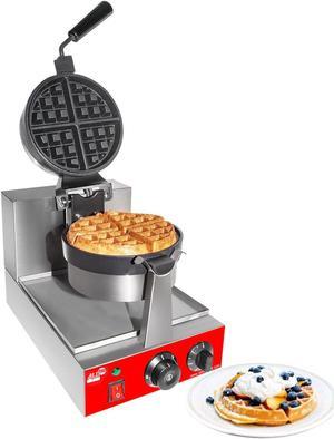 Hamilton Beach 26201 Black Double 7 Round Belgian Waffle Maker