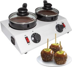 GR-D20048 Chocolate Melting Machine | Double Hot Pot for Food Warming | Electric Fondue | Manual