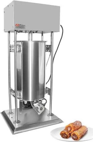 A-FCM15 Churro Maker | Vertical Type Electric Churro Machine | Stainless Steel | 15L | Pedal Control