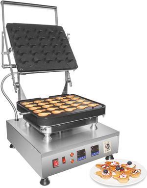 ALDKitchen Tart Tamper | Mini-Tart Shell Maker | Digital Control | 25 Pcs | Stainless Steel | 110V