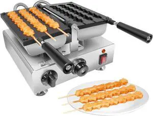 ALDKitchen Waffle Stick Maker | 3 Paw-Shaped Waffles | Round-Shaped Waffles