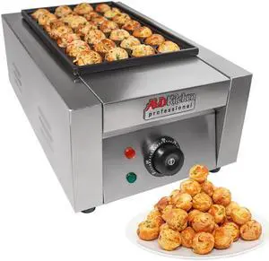 A-T606 Takoyaki Grill | Electric Japanese Takoyaki Machine | 28 Pcs | Nonstick | Stainless Steel | 4000W