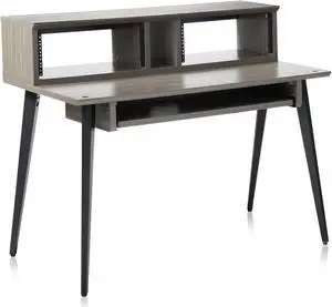Elite Furniture Series Main Desk in Driftwood Grey Finish