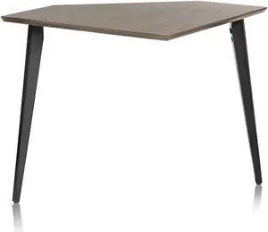 Elite Furniture Series Corner Desk Section in Dark Walnut Finish