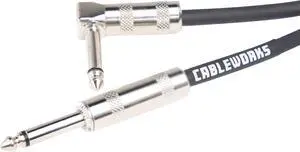 Gator Cableworks Backline Series 30 Foot Straight to Right Angle Instrument Cable - GCWB-INS-30RA