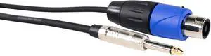 Gator Cableworks Backline Series 25 Foot Twist Lock to 1/4" Speaker Cable - GCWB-SPK-25-1TL