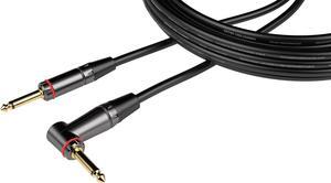 Gator Cableworks Headliner Series 30 Foot Straight to Right Angle Instrument Cable - GCWH-INS-30RA