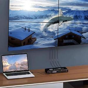 4K HDMI Video Wall Controller 2x2 HDMI DVI Video Wall Processor 1x2 1x4 1x3 2x1 3x1 4x1 Multi Video Screen Processor Splicer