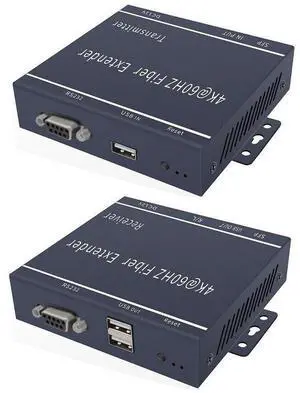 Up to 20KM, Original 4K@60Hz HDMI Optical Extender SC/LC Fiber Optic Video USB KVM Mouse and Keyboard Converter Transceiver Optical Terminal Up to 20KM, Original 4K@60Hz HDMI Optical Extender SC/LC Fiber Optic Video USB KVM Mouse and Keyboard Converter Transceiver Optical Terminal