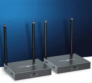 (1 SENDER and 9 RECEIVERs Kit) Up to 656Ft,H.264 Wireless 1080P@60Hz Video Extender with Local Pass-through HDMI Loop-out Transmitter 9 Receivers 200m with IR remote (1 SENDER and 9 RECEIVERs Kit) Up to 656Ft,H.264 Wireless 1080P@60Hz Video Extender with Local Pass-through HDMI Loop-out Transmitter 9 Receivers 200m with IR remote
