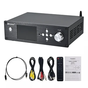 RH-202X MAX Black Desktop Digital Music Player Dual ES9039Q2M DAC QCC3084 Decoding Music Turntable Support DSD256 RH-202X MAX Black Desktop Digital Music Player Dual ES9039Q2M DAC QCC3084 Decoding Music Turntable Support DSD256