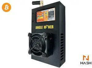 JingleMiner BTC Solo Lite Bitcoin Miner  1.2TH/s, 23W, 19.17J/TH, SHA-256d ASIC Miner with BM1370 Chip  Compact, Energy-Efficient Solo Mining Rig
