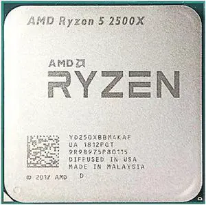 FOR AMD Ryzen 5 2500X 3.6 GHz GAMING Zen+ 0.012 Quad-Core Eight-Thread 4C8T CPU Processor 65W L3=8M  Socket AM4 R5 2500x  [ NO FAN ] R5-2500xDesktop Processor WORK ON A320 B350 Z370 A320M B350M Z37