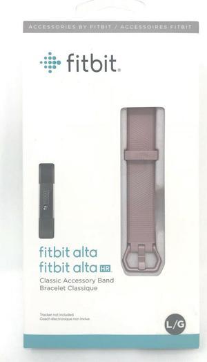 Classic Wristband for Fitbit Alta / Alta HR Activity Trackers - Large - Pink