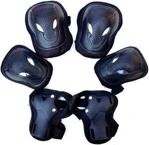 Children's roller skating gear 6 sets cycling skateboard skating knee and elbow protection kit