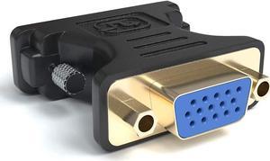 DVI to VGA Adapter DVI 24+5 Male to VGA Female Converter 1080P HD Gold-plated Adapter for PC Displayer Projector