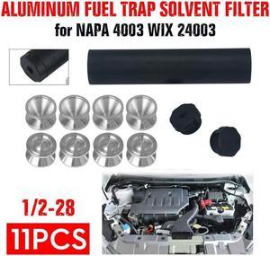1/2-28" L9" Car FUEL FILTER Solvent D Cell Storage Cups For NAPA 4003 WIX 24003 -