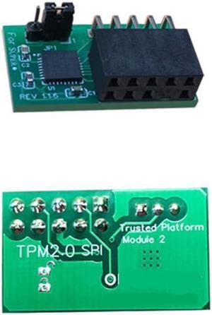 For SuperMicro AOM-TPM-9670V 10Pin SPI TPM 2.0 Module Trusted Platform